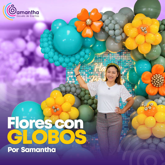 Curso On Line de Flores con Globos